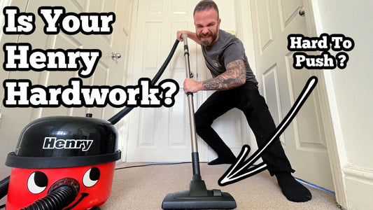 henry hoover hard to push along on carpets