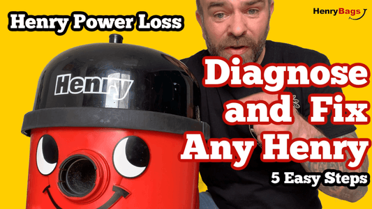 Henry Hoover Stopped Working? 5 Steps to Find and Fix the Fault - Henry Bags