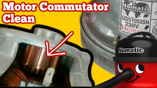 How to Clean a Henry Hoover Commutator When Replacing Carbon Brushes