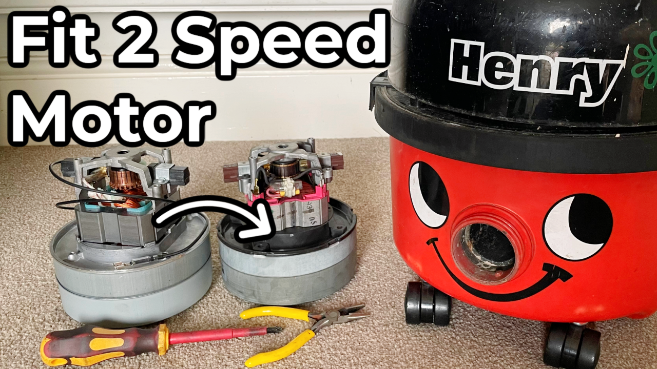 Henry Hoover DL21104 Motor Replacement | Fit Qualtex MTR263 – Henry Bags