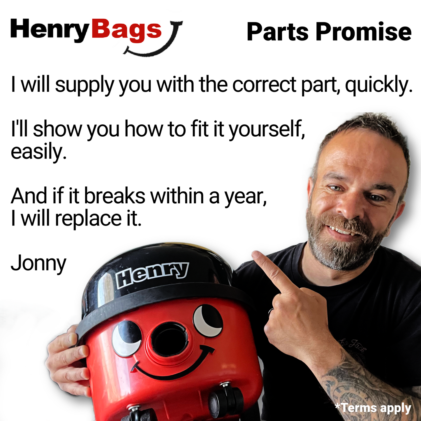 Henry Hoover Hose - Compatible