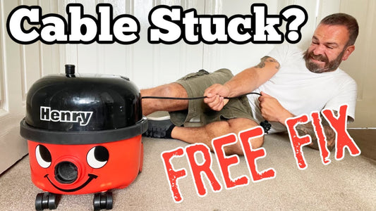 henry hoover cable stuck 