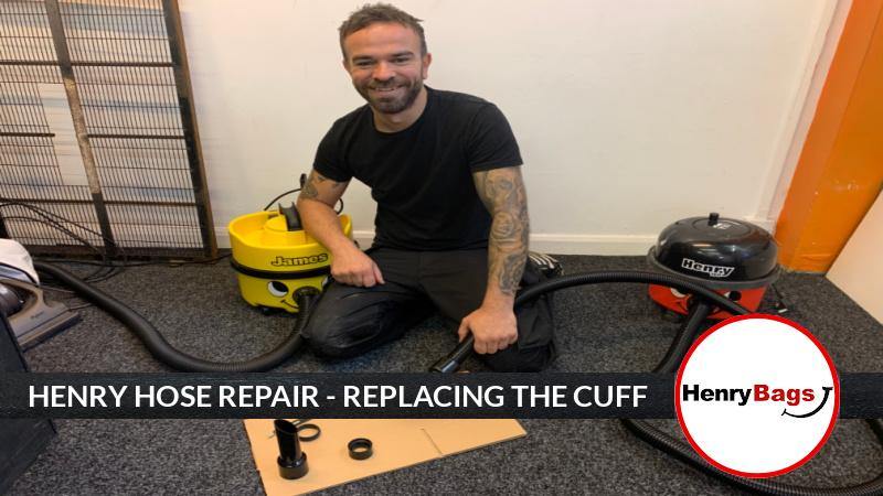 Henry Hoover Hose Repair - How to Replace The Hose End Cuff - Henry Bags