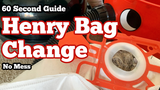 How to Change Henry Hoover Bag... With No Mess - Henry Bags