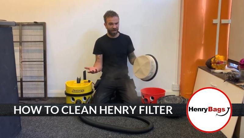 How to Clean Henry Hoover Filter and Improve Suction Quick and Easy - Henry Bags