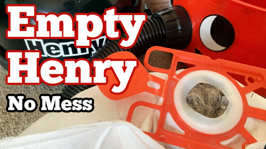 How to Empty Henry Hoover