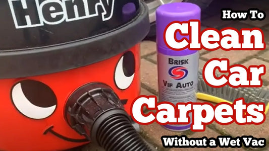 How to Shampoo Your Car Interior Using a Standard Henry Vacuum - Henry Bags