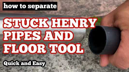 Henry Hoover Floor Head is Stuck on the Metal Pipe? How to Remove - Henry Bags