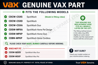 Genuine Vax SpotWash Hose