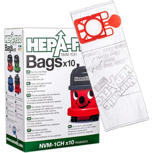 BULK BUY Genuine Numatic Henry Bags 10 Pack - Henry Hoover Parts