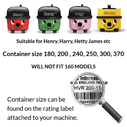 Henry 200 hoover bags hotsell