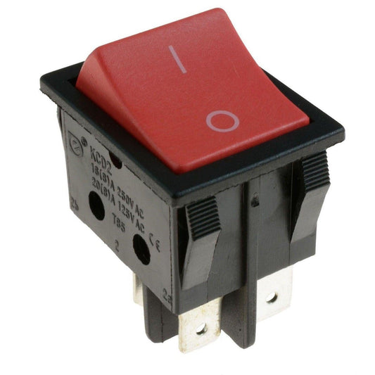 Henry Hoover Red On Off Switch Rocker Type - Compatible - Henry Hoover Parts