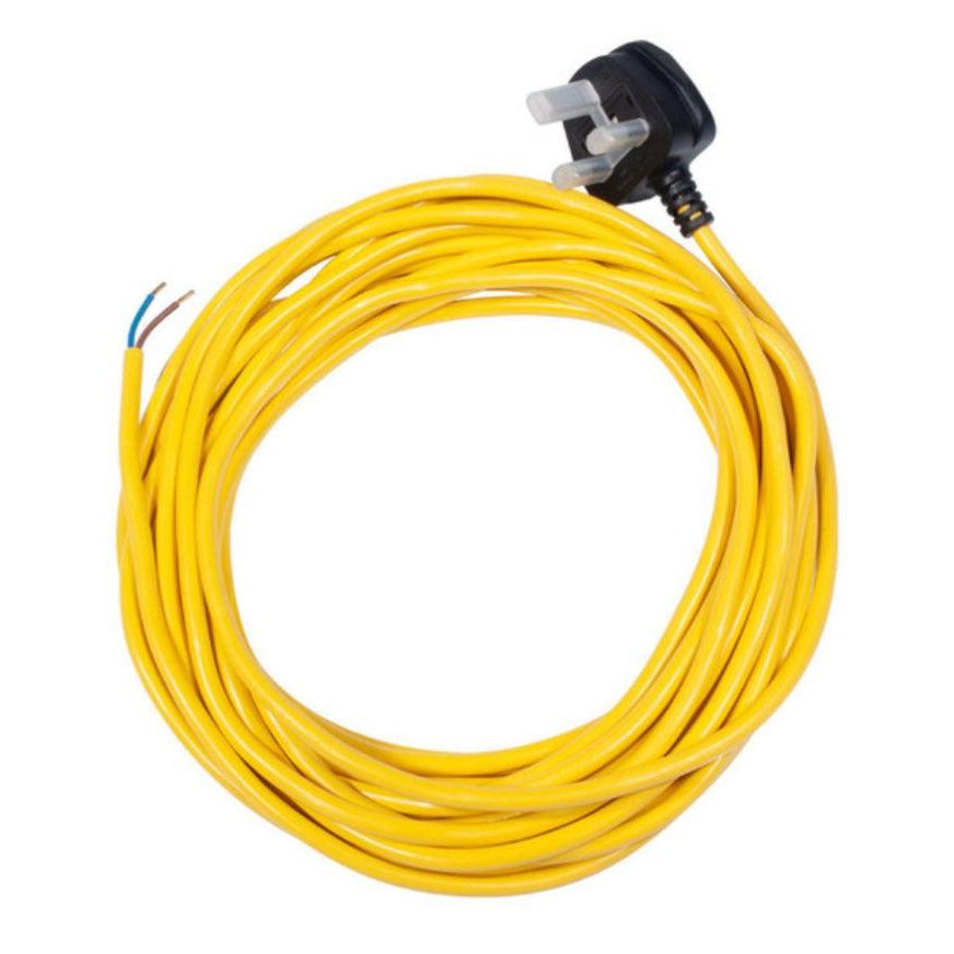Yellow Henry Hoover High Visibility Power Cable - Compatible - Henry Hoover Parts